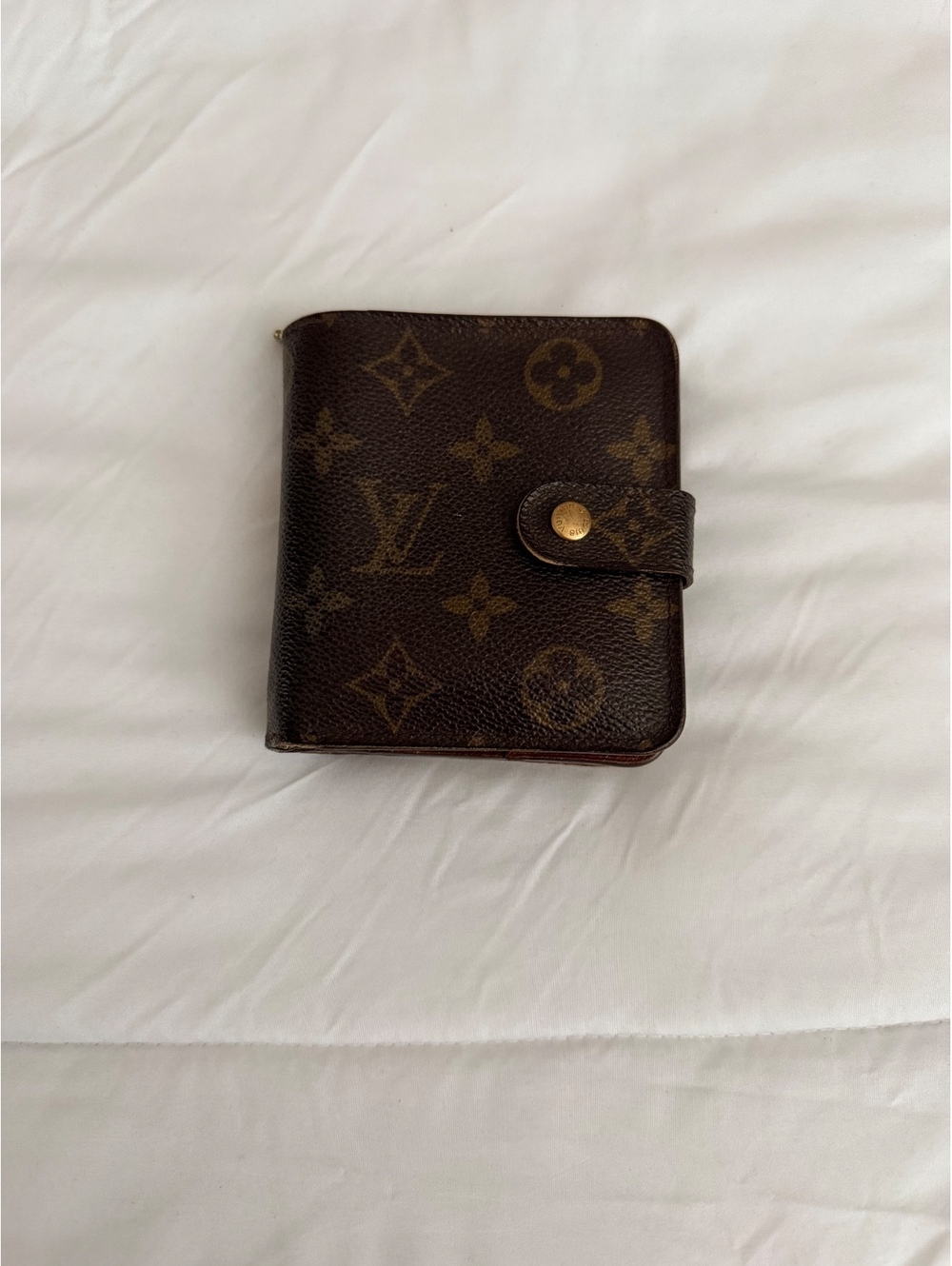Louis Vuitton Monogram Canvas Compact Wallet